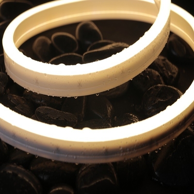 Cold White 6500k Polyurethane Neon Flexible LED Strip Side Bend DC24V IP68 Ra93